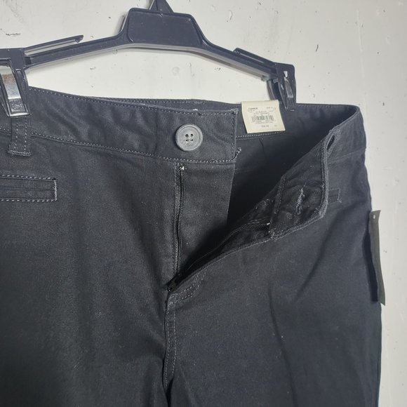 NWT So Juniors Black Skinny Stretch 31" Inseam Uniform Pants Size 15 Neutral… - Picture 9 of 13